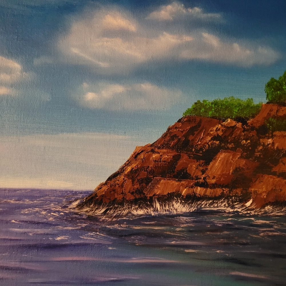 Seascape Oil Painting - Picture 2 of 4